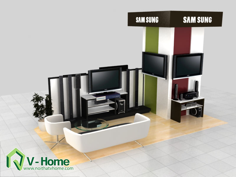 thiet-ke-khu-trung-bay-sam-sumg-5 Thiết kế khu trưng bày sản phẩm điện tử SamSung